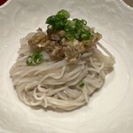 野嵯和 - 稚鮎のペースト　オリーブオイル素麺