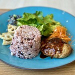 オールカフェ×タニタカフェ - ハンバーグワンプレート