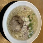 麺豪 織蔵 - 鶏塩背油ラーメン　650円