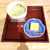 cafe青い小屋 - 抹茶・お菓子[カステラ]付き