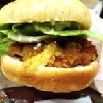ケンタッキーフライドチキン - ピンボケ・チキンフィレバーガー