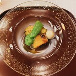 京懐石 美濃吉 竹茂楼 - 炊き合わせ　芋タコなんきん