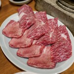 炭火焼肉ホルモンさわいし - 上タン塩と上ハラミ塩