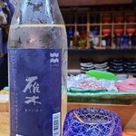 鮨匠 のむら - お酒⑫雁木　夏辛口純米　無濾過(山口)
      米品種:山田錦&西都の雫、精米歩合60%