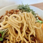 麺屋　たか - モチモチ麺！本当は超平打ち麺にしたかったのですが、残念ながら売り切れ