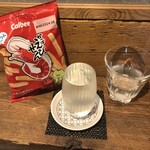 麹町いづみや しろ - カルビーかっぱえびせん 、栄光富士 森のくまさん 熊太郎 純米大吟醸無ろ過生原酒