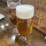 本格焼鳥大名へて 弐 - 烏龍茶&ビール