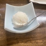 本格焼鳥大名へて - アイスはサービスしてもらえた