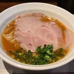 NIBOSHI MANIA - 自家製オマール海老煮干ソバ 1200円