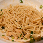 NIBOSHI MANIA - 生甘海老とエビミソの和え玉　よく混ぜた