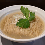 NIBOSHI MANIA - 冷やしヤマト蜆いりこソバ 1200円