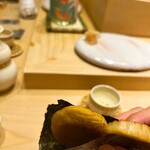 広典 - 平貝の磯辺巻き