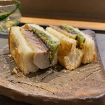 筵 - 鯖サンド。