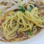川森食堂 - 麺アップ