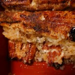 うな善 - ご飯の中からうなぎ