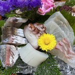 旅館山翠 - お造り　　天草鮮魚