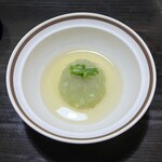 旅館山翠 - 煮物           冬瓜饅頭