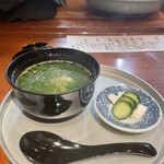 銀座ろくさん亭 - 鯖　三年寝かせた？酒盗茶漬け　絶品