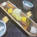 旅館山翠 - 蒸し野菜