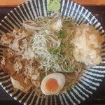 瀬谷そば - 肉そば大盛り