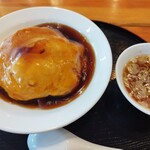 中華キッチン華亭 - 天津飯(スープ付き)