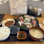 ふらっとごはん。 - お刺身定食¥1,380