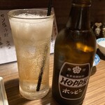 二代目鳥七 - ホッピー　白（500円）税込【令和6年08月02日撮影】