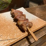 二代目鳥七 - 砂肝串（200円）税込【令和6年08月02日撮影】