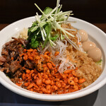 NIBOSHI MANIA - 冷やニラ脂中華 1200円 正面