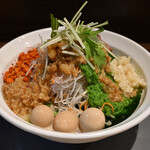 NIBOSHI MANIA - 冷やニラ脂中華 右面