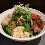 NIBOSHI MANIA - 冷やニラ脂中華 裏面