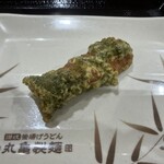 丸亀製麺 - ちくわ磯辺天ハーフ￥110　接写