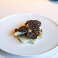 レストラン オオツ - 2024.8 天草産緑竹 オーストラリア産黒トリュフ