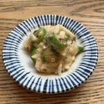 かぶと - オクラと長芋のおかか和え