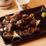 地鶏もも焼き 鳥刺し とりさくせす - 冠地鶏モモ焼き