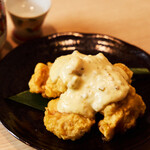 地鶏もも焼き 鳥刺し とりさくせす - とり天チキン南蛮風