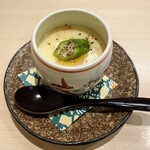 鮨みやもと - トマトの茶碗蒸し