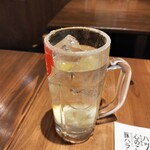 大衆酒場NONDAKUREジョージ - 塩レモンサワー