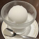 広東料理「桃李」 - 柚子シャーベット