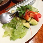 小鳥舎はなひげ - 水茄子とトマトのサラダ