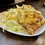 尼龍 - チャーシュー天ぷらハーフ 300円