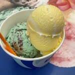 ブルーシールパーラー - 島パインココナッツ、バニラ＆クッキー