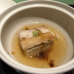夢屋銀兵衛 虎夢 - アナゴと蓮根の真薯蒸し