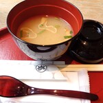 もみじ茶屋 - 味噌汁付き
