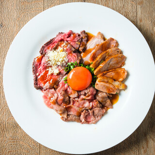 和×肉イタリアン！低温調理＆炙りの肉刺のカルパッチョ『肉パ』