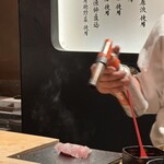 麻布 黒しゃり - 
