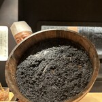 麻布 黒しゃり - 