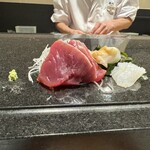 寿司・割烹 鈴政 東京麹町店 - カツオ最高(造り追加。笑)