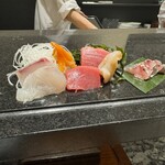 寿司・割烹 鈴政 東京麹町店 - 造り盛り合わせ