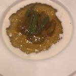 北島亭 - 生ウニのコンソメゼリー寄せ カリフラワーのクリーム